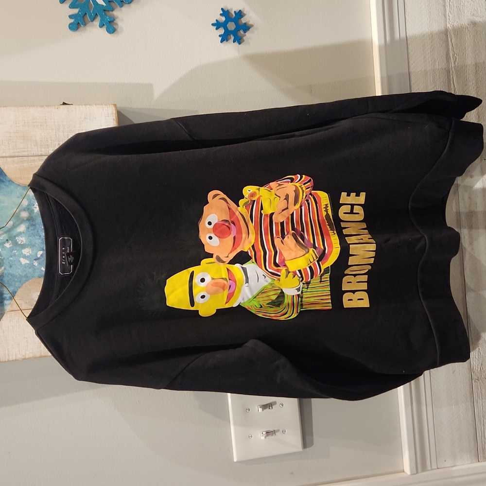 EUC 21Men Bromance Ernie & Bert Men's sz L Sweatshirt